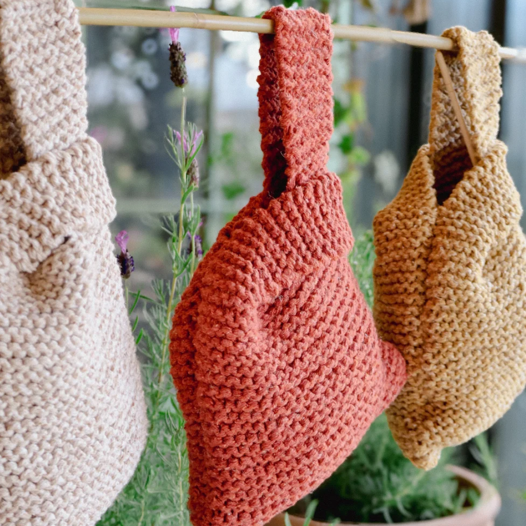 Japanese Knot Bag Knitting Workshop