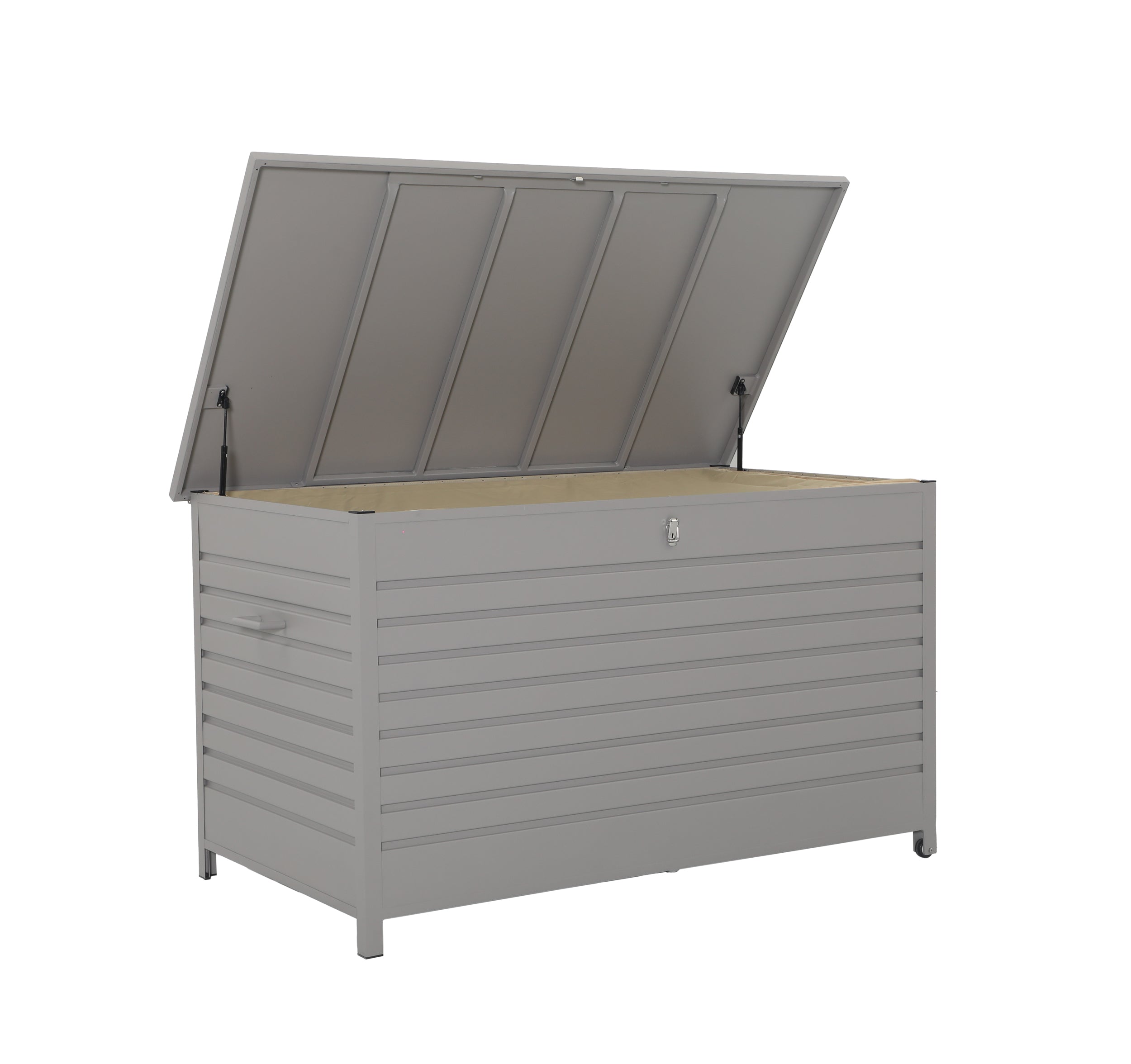 Pebble Large Storage Cushion Box Aluminium