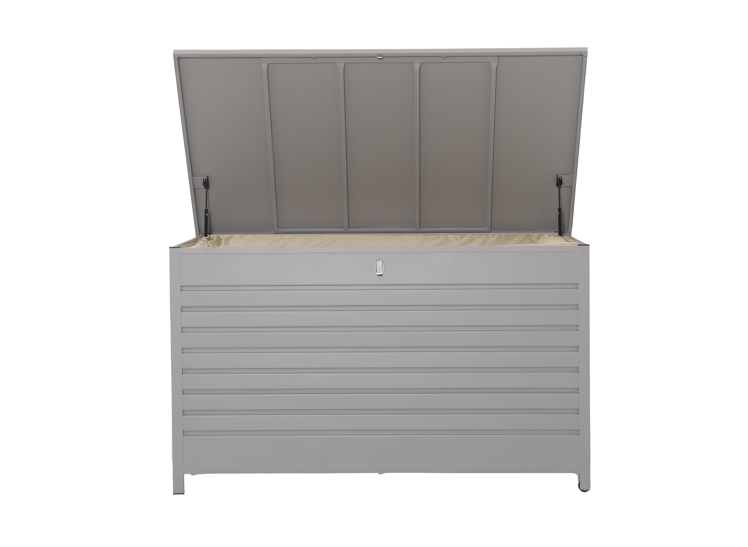 Pebble Large Storage Cushion Box Aluminium