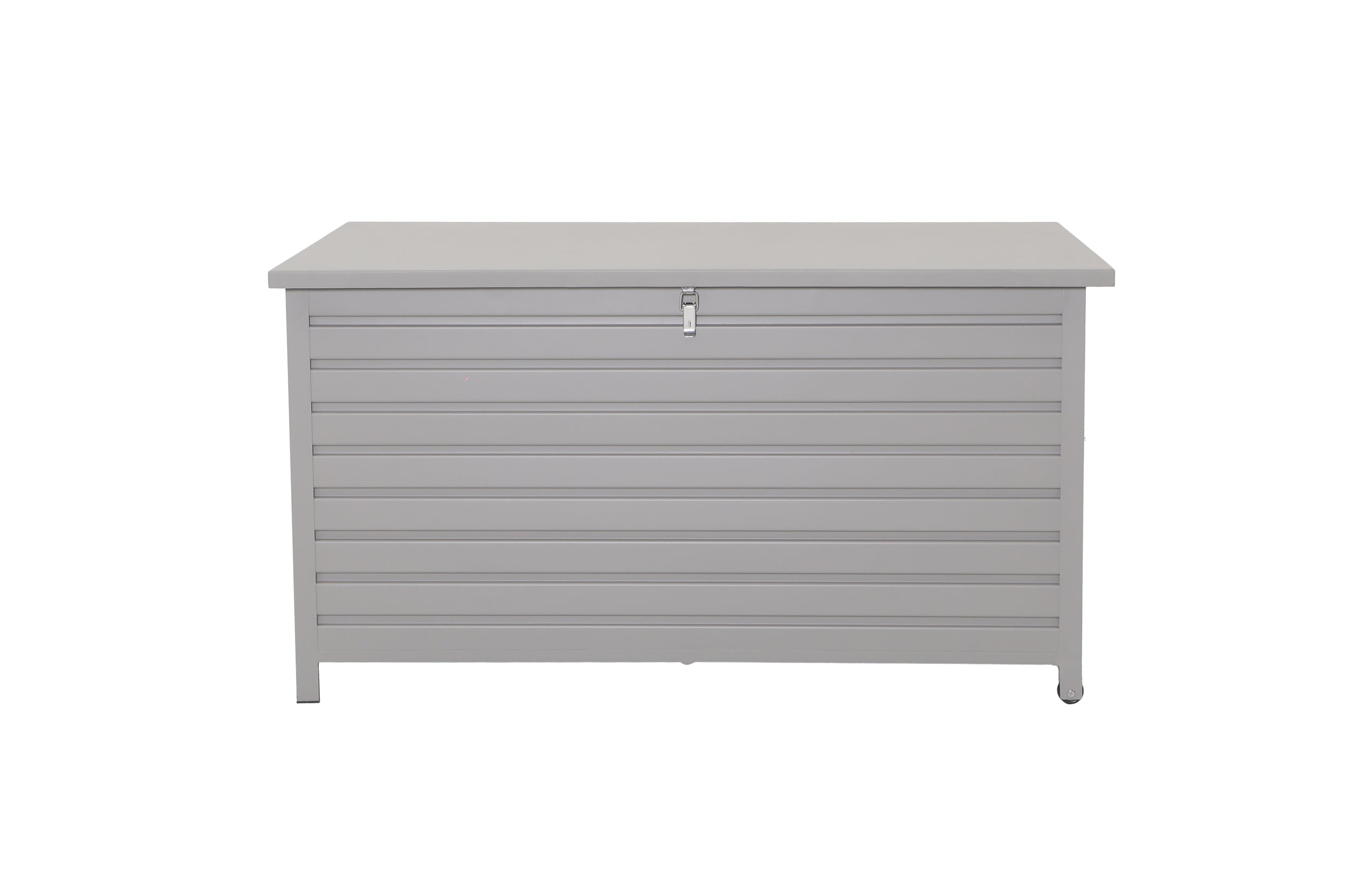 Pebble Medium Storage Cushion Box Aluminium