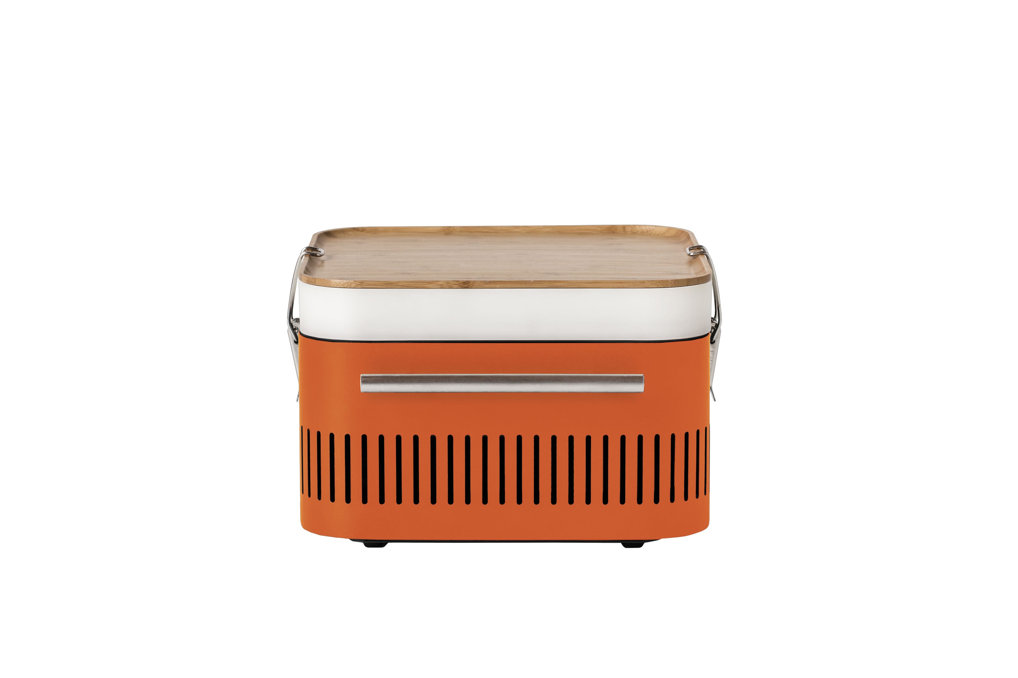 Cube  Charcoal Portable Barbeque (Orange)