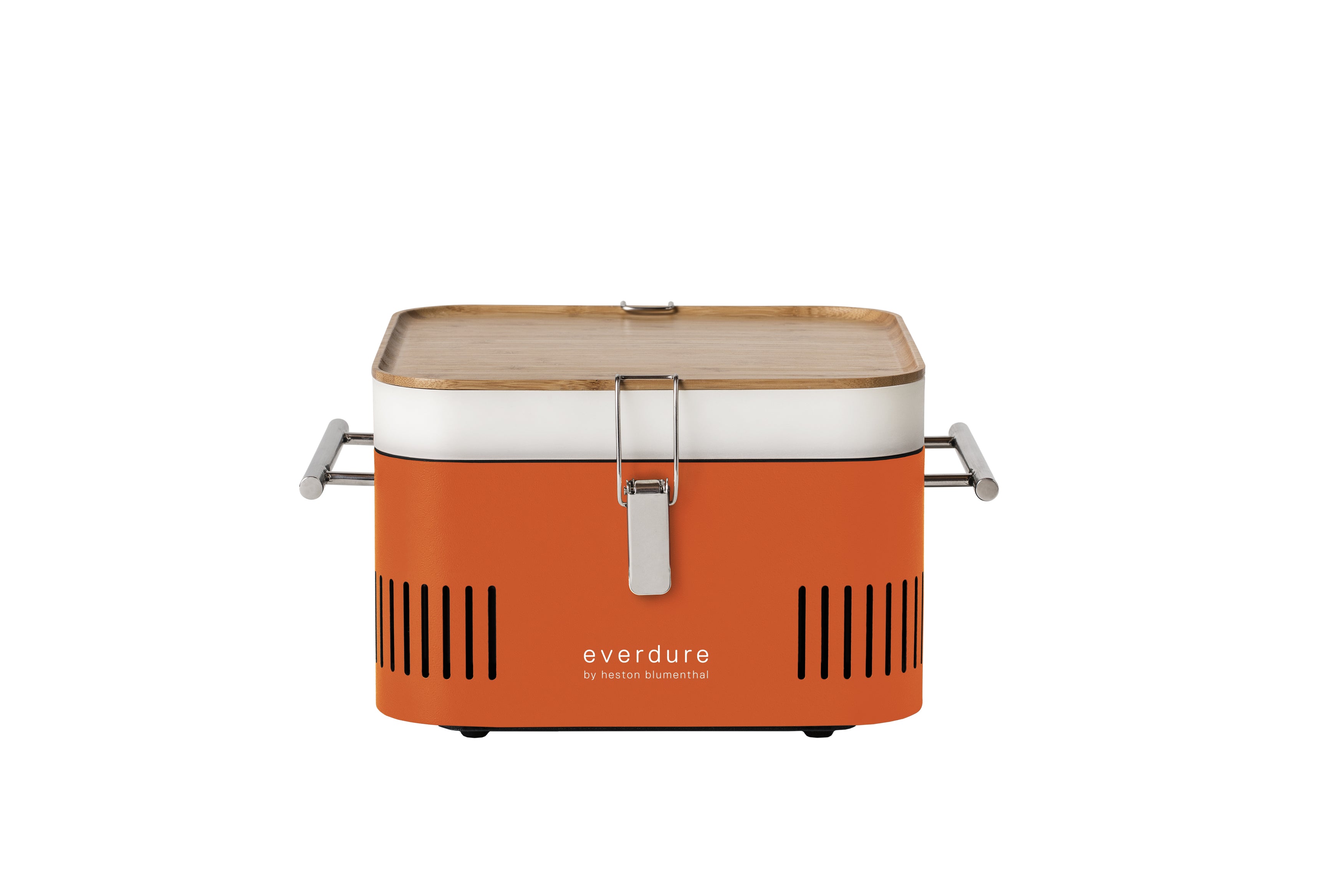 Cube  Charcoal Portable Barbeque (Orange)