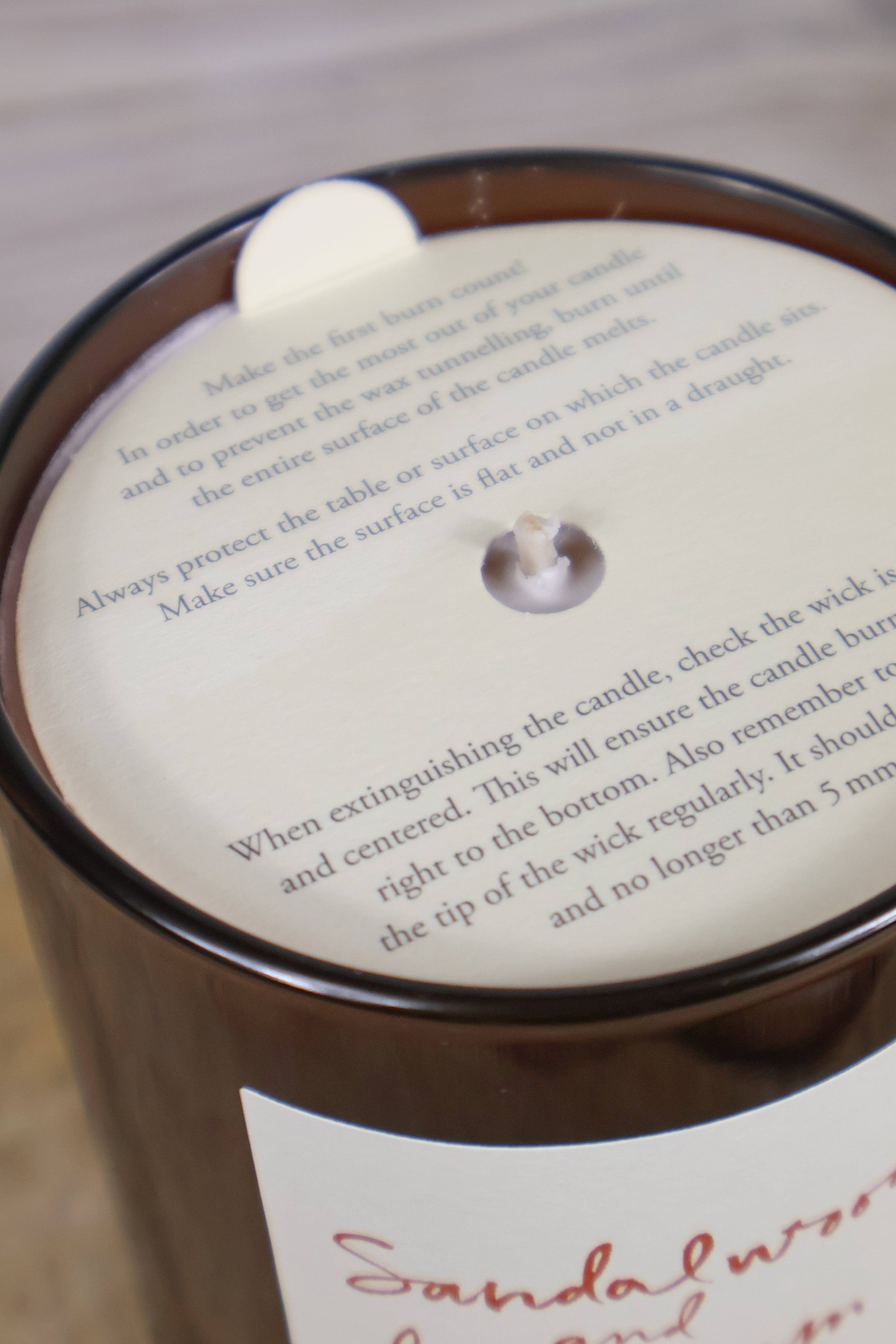 Sandalwood & Labdanum Candle