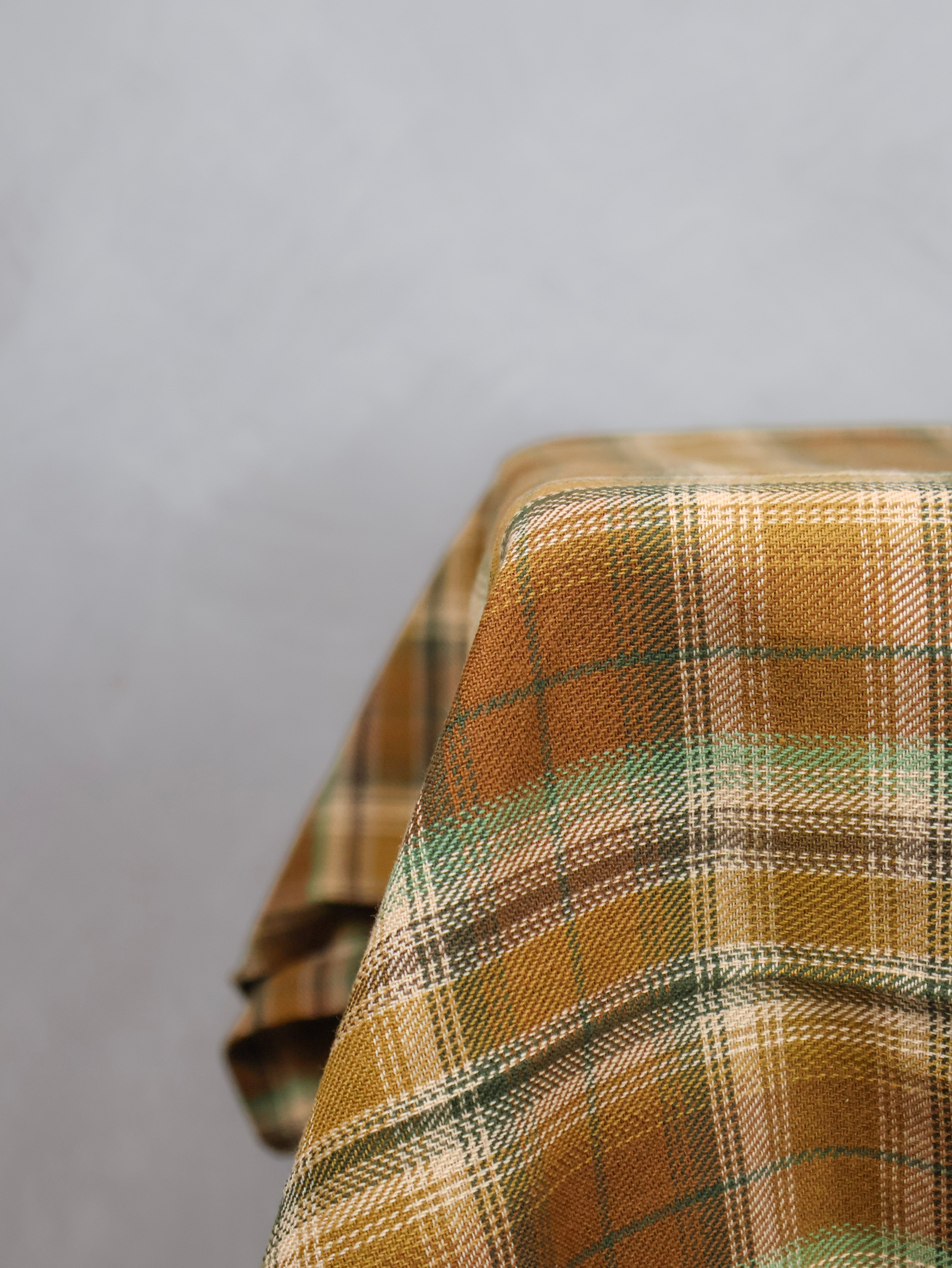 Moorland plaid tablecloth