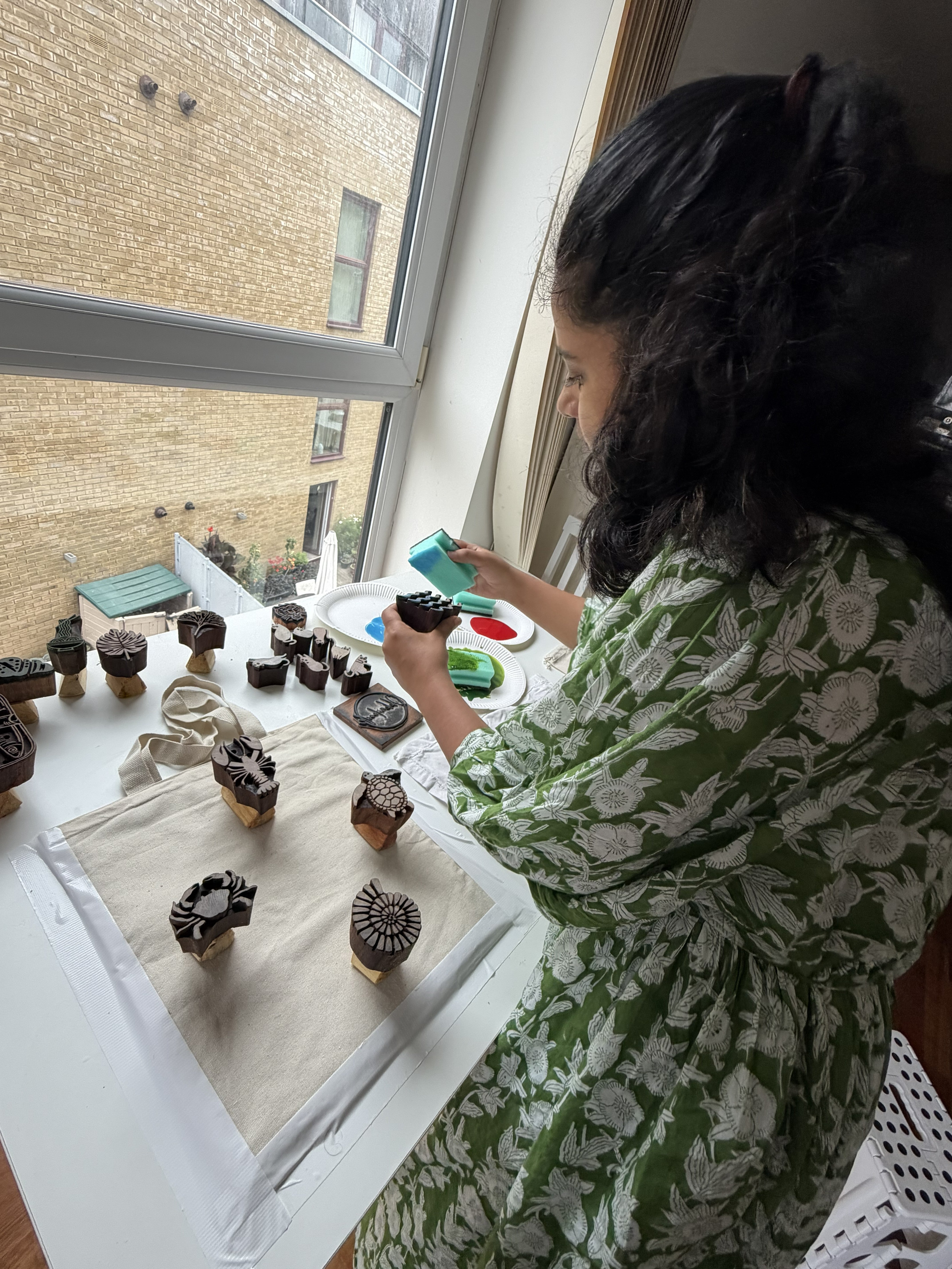 Hand Block Printing
