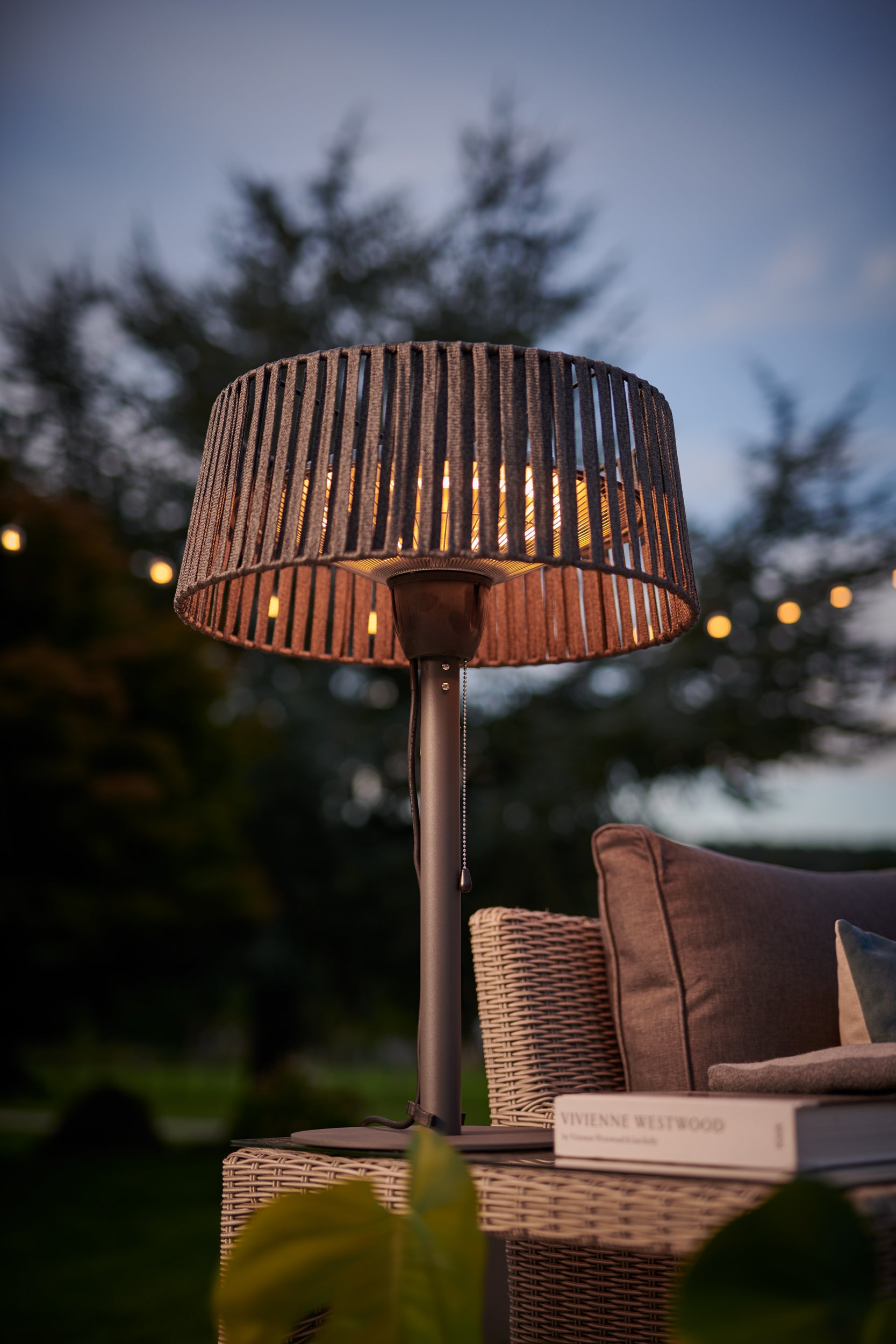 Electric Patio Heater Tabletop Copper Heater Kettler Kalos