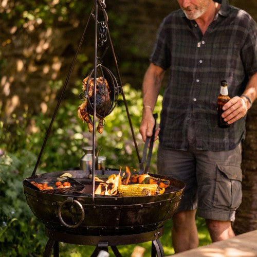 Kadai tripod roaster