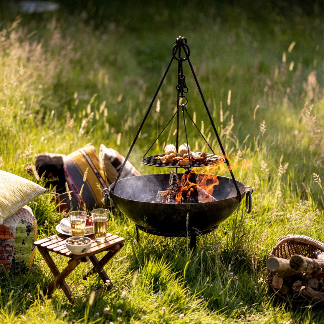 Kadai Swing Grill Fits 70cm