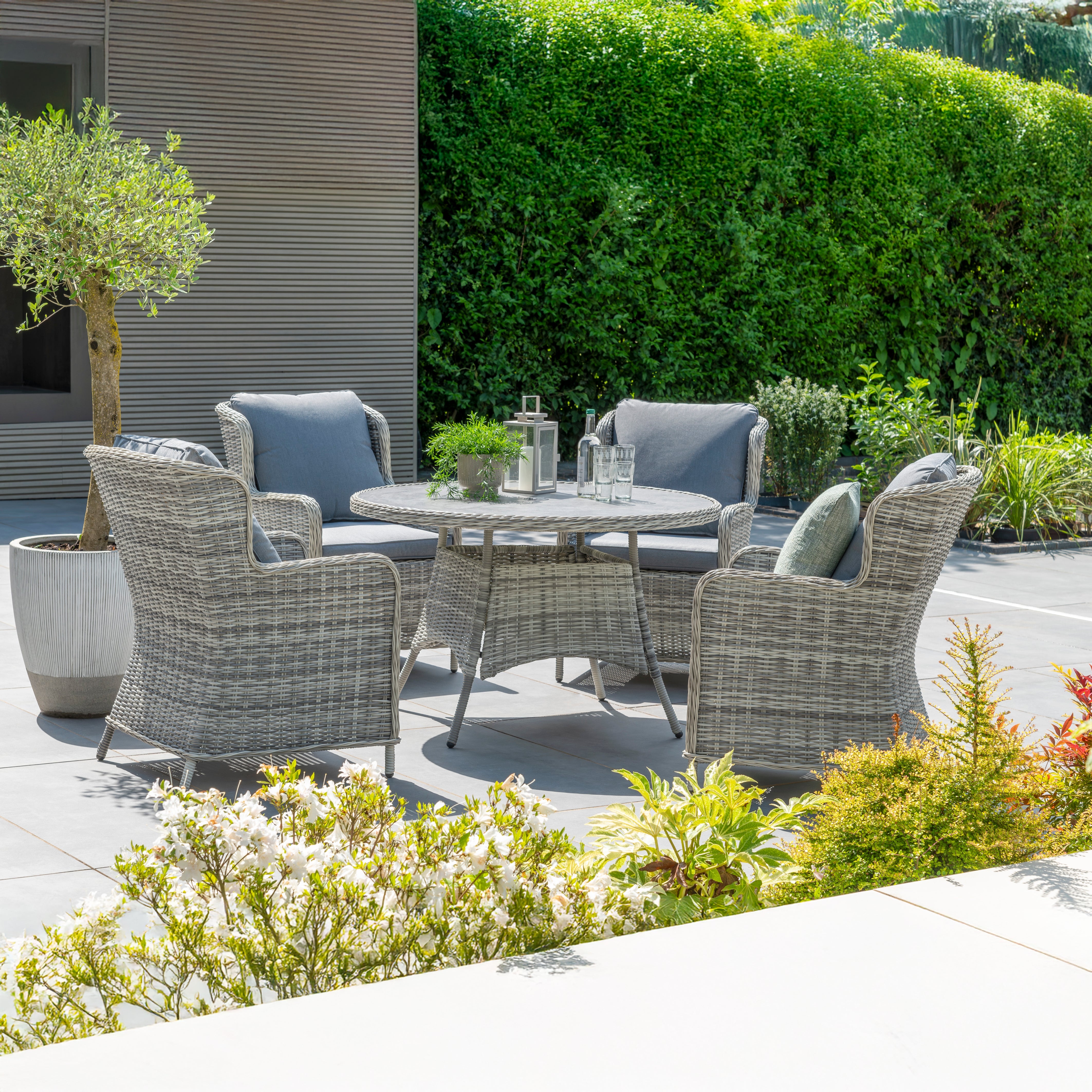 Wroxham Delux 4 Seater Dining Set