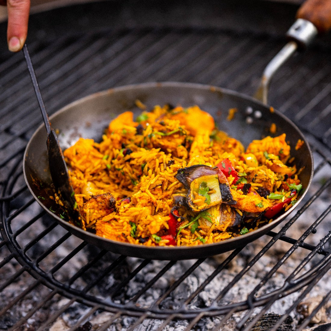 Kadai BBQ frying pan