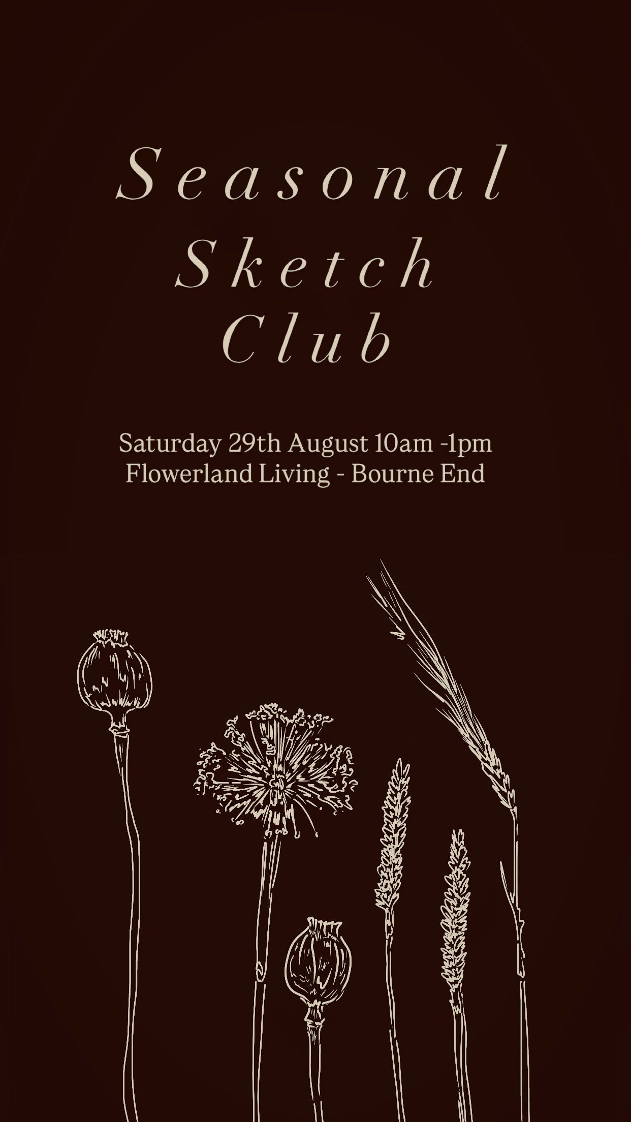 Seasonal Sketch Club Workshop