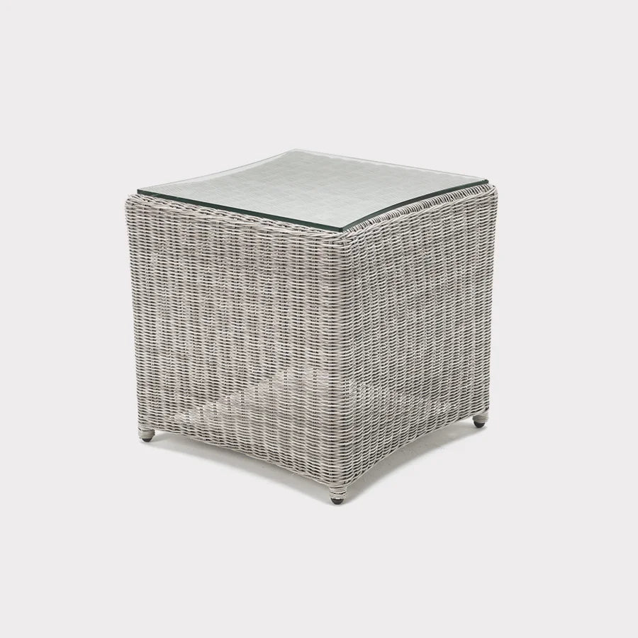 Palma wicker side table